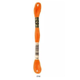 hilo mouline dmc 740 naranja 1400117