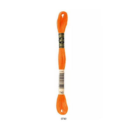 hilo mouline dmc 740 naranja 1400117