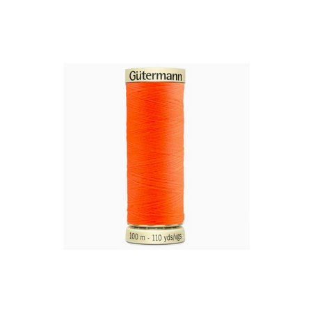 hilo guertamann 100metro color 3871 naranja fosforito