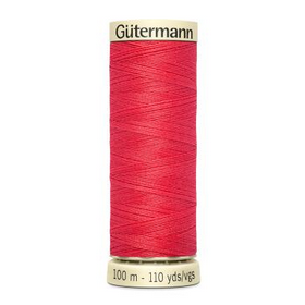 hilo gutermann 100metro color 3722 naranja fosforito