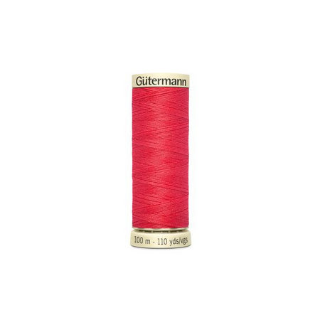 hilo gutermann 100metro color 3722 naranja fosforito