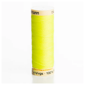 hilo gutermann 100metro color3835 amarillo fosforito
