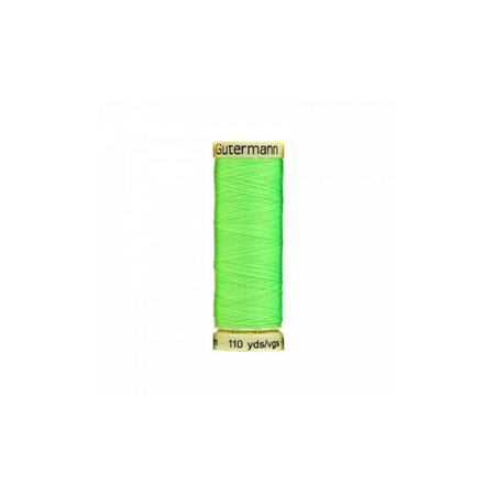 hilo gutermann 100metro color3836 vrde fosforito