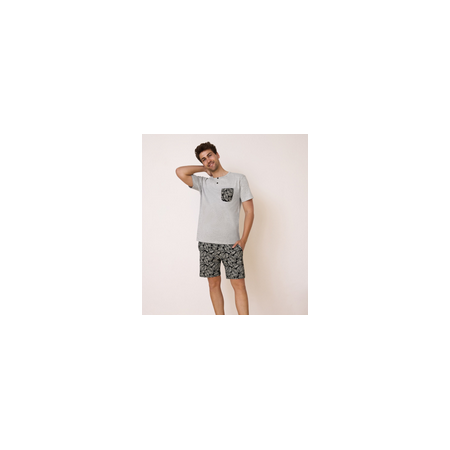 pijama caballero corto gris s 1734812 h34812
