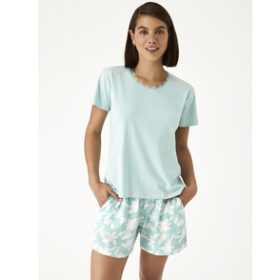 pijama senora corto turquesa g 1721502 n21502