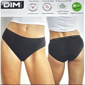 braga senora menstrual lavable talla4446 flujo abundante negro
